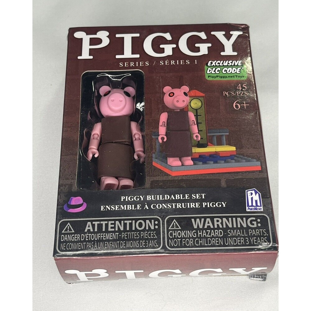 PIGGY Series 1 Buildable Building Set Minifigure  Roblox DLC Exclusive Code New